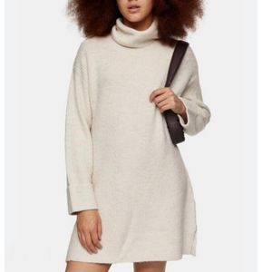 Topshop Cream Mini Dress